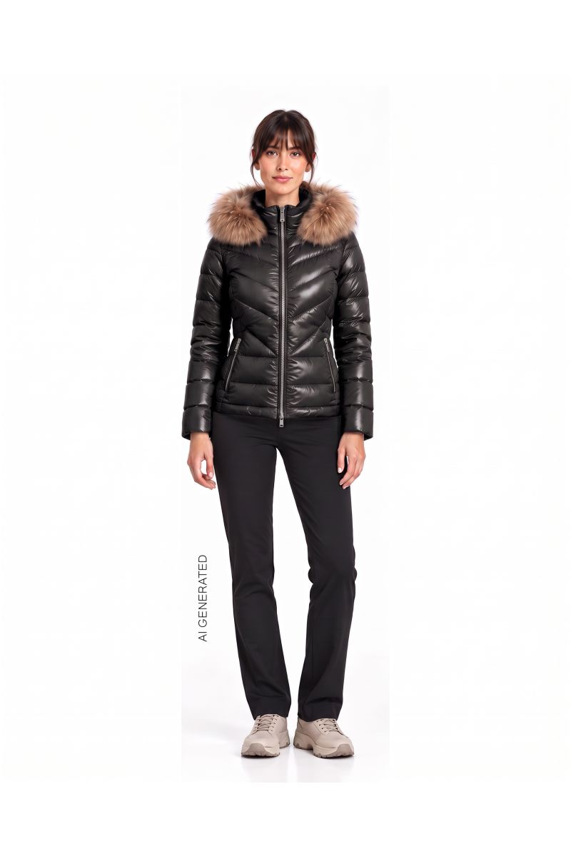 THEA FUR/W BLACK 46