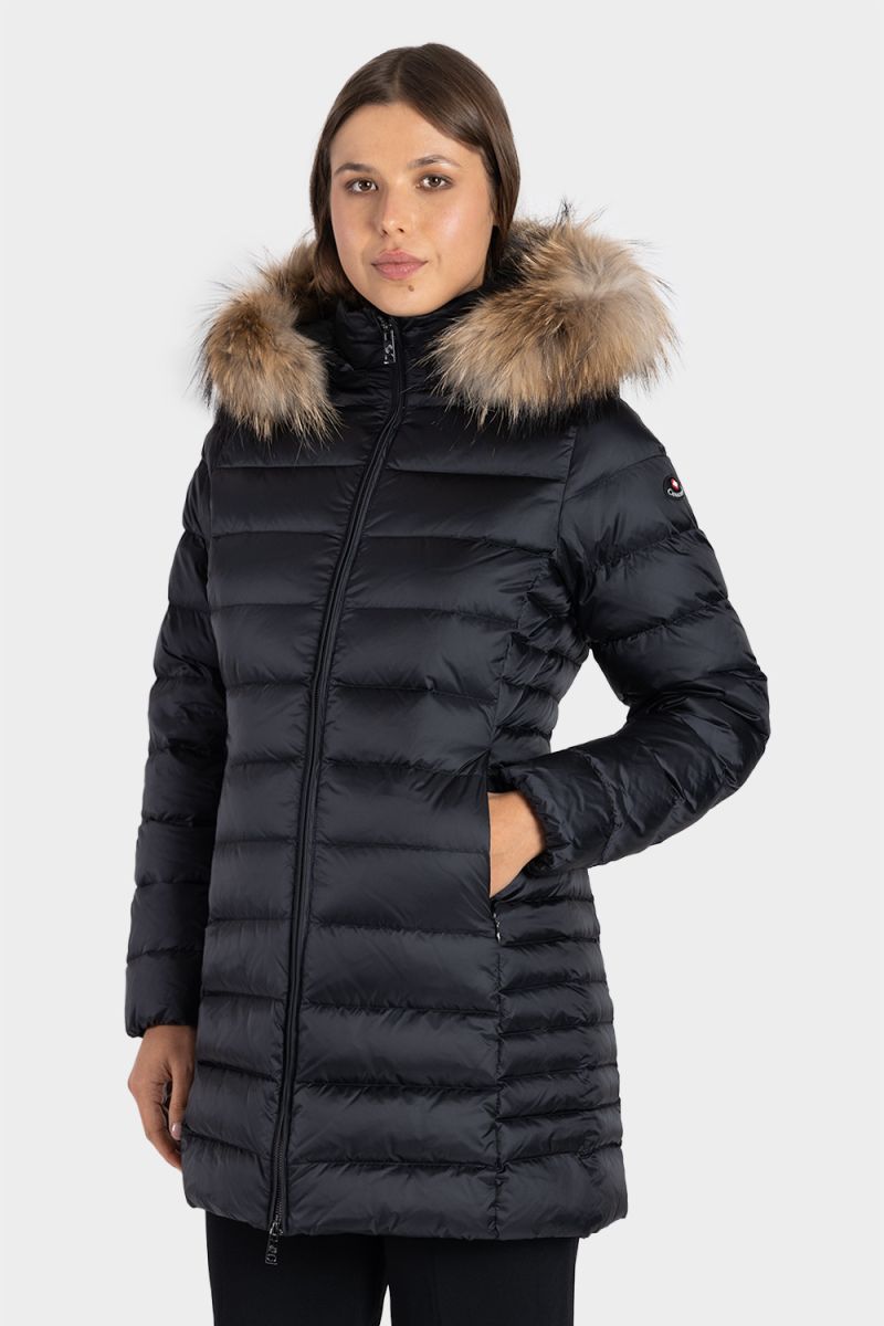 giacca_donna_black_canadiens_lisbet_long_fur