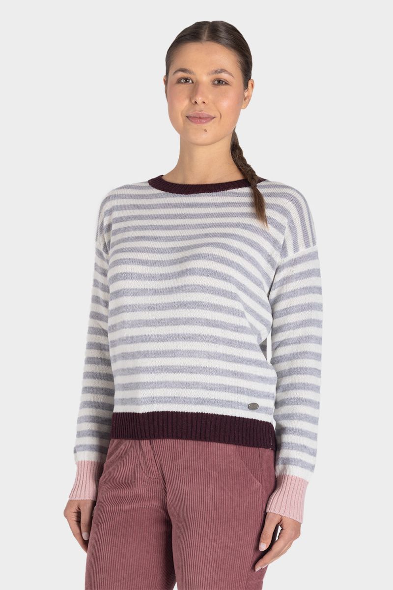 maglione_donna_riga grigia_canadiens_ophelia