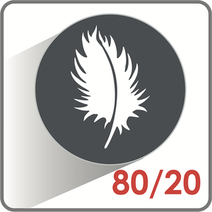 IMBOTTITURA 80% PIUMINO E 20% PIUMA